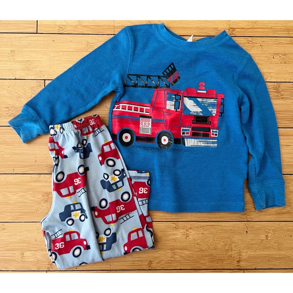 Toddler Fire truck PJ set